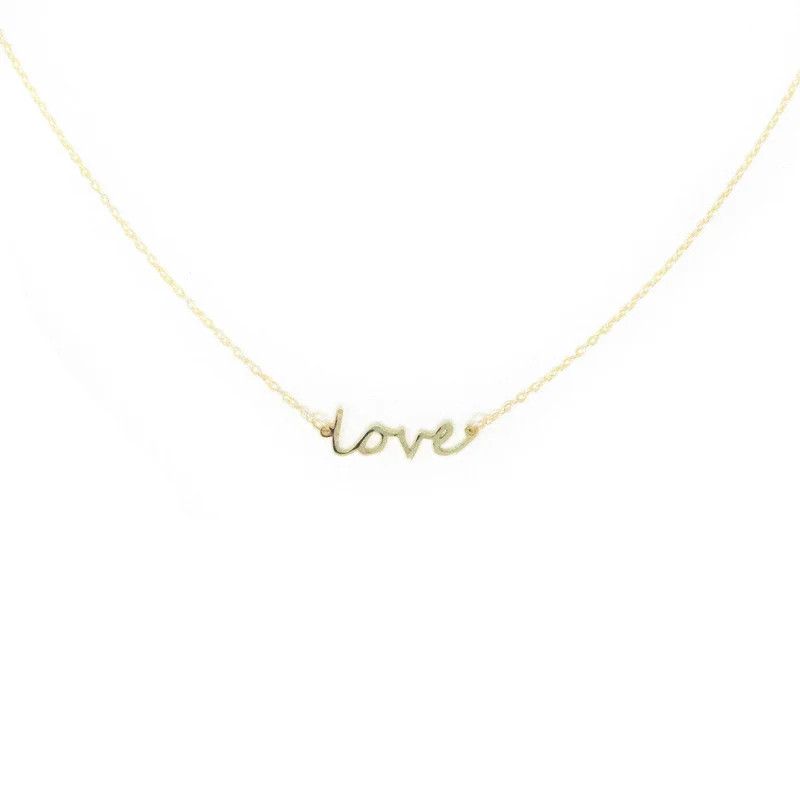 Love Dainty Necklace | The Sis Kiss