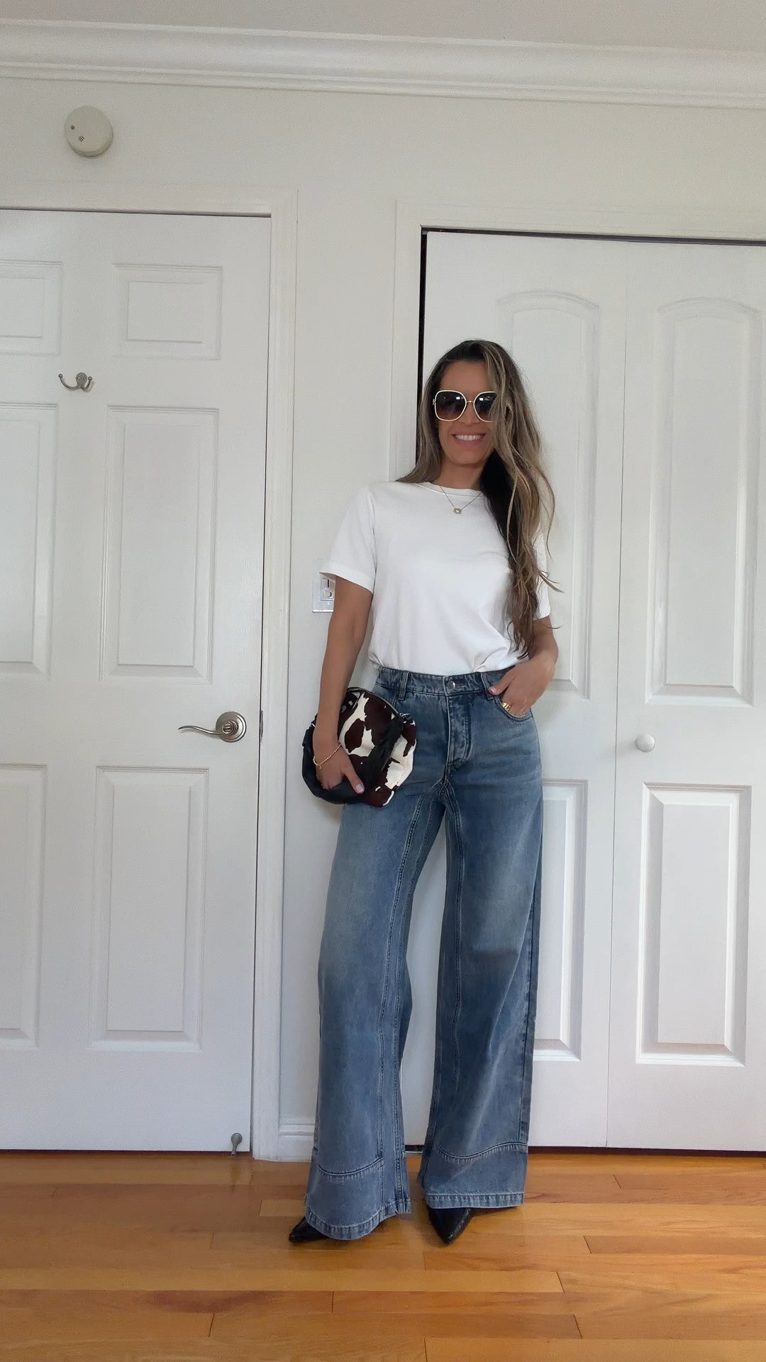 Softest wide leg jeans ever! Perfect for spring and summer. true to size. I'm wearing sz S. I’m 5’5” 122 lbs  waist 27"

Use code MYVESNA to save 10%

 

 

#LTKSpringSale #LTKgrwm #LTKootd