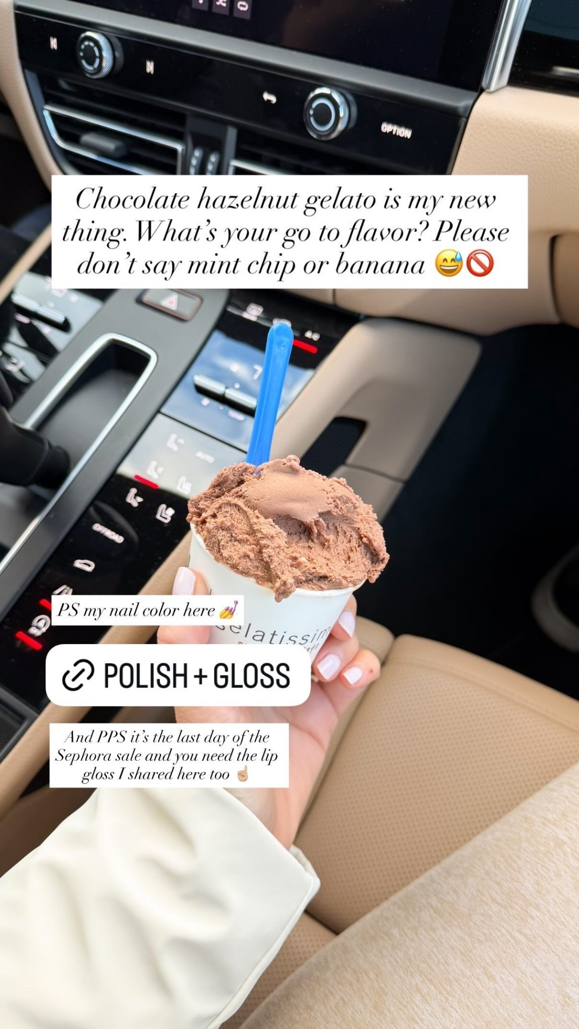 My nail polish! And picks from the Sephora sale, beauty. 

#LTKSaleAlert #LTKBeauty #LTKselfcare