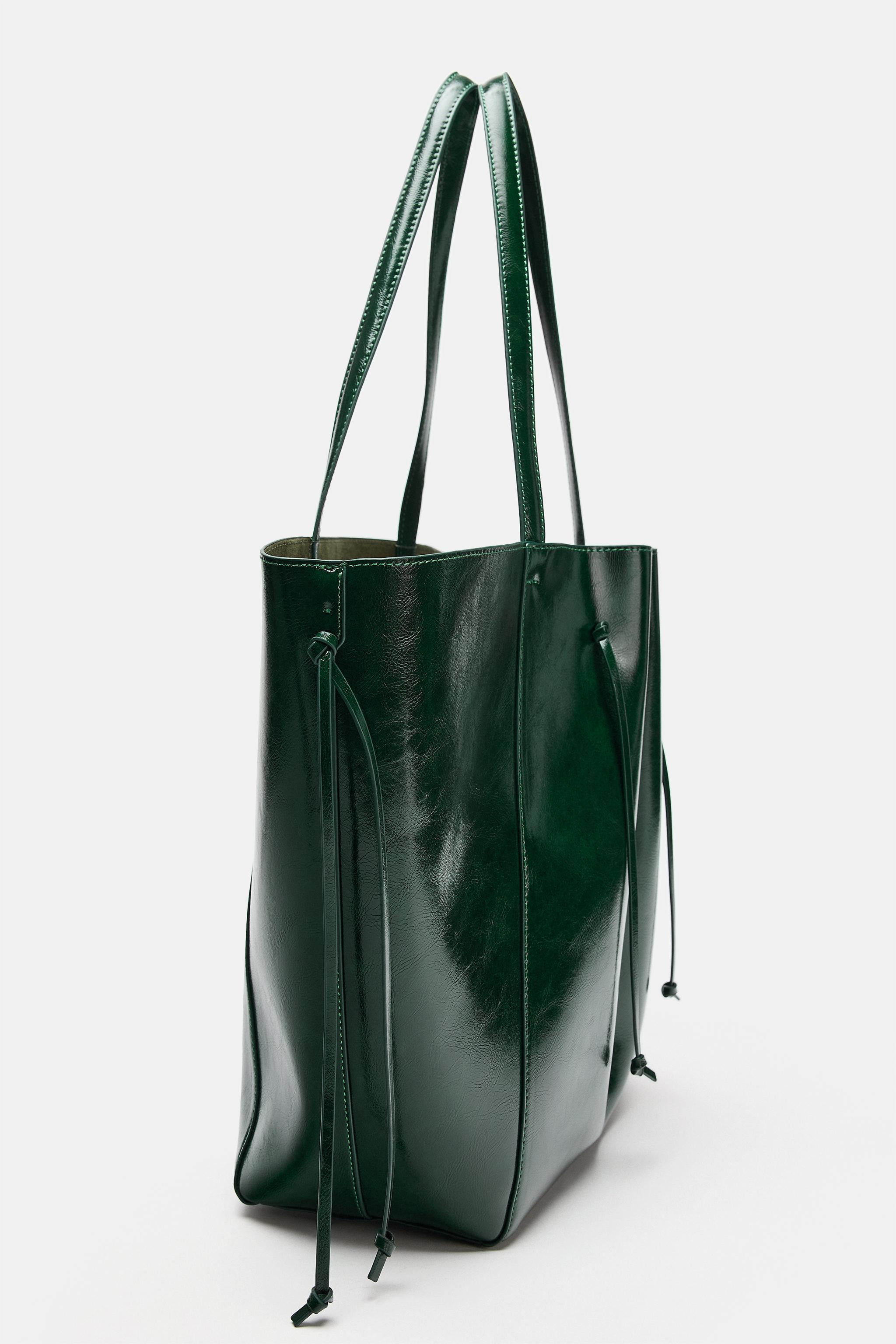 RUCHED SHOPPER TOTE BAG | Zara US