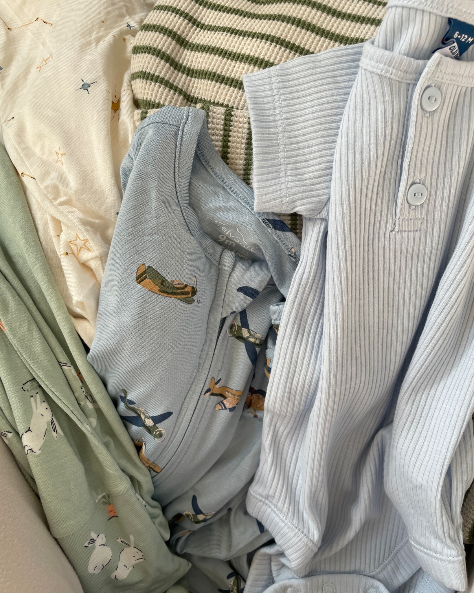 Baby boy pjs + every day basics
Carters
Old navy
Target 


#LTKBaby