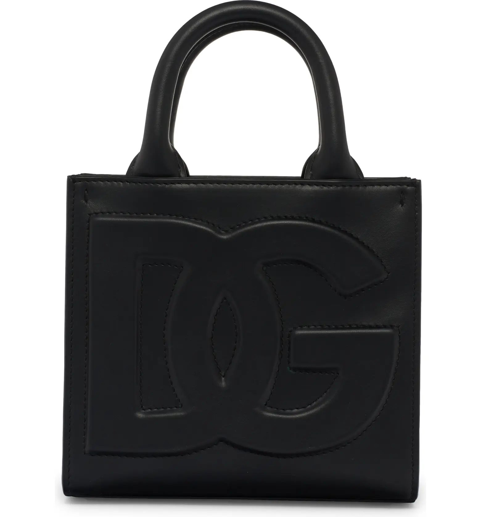 Dolce&Gabbana Mini DG Logo Daily Leather Tote | Nordstrom | Nordstrom