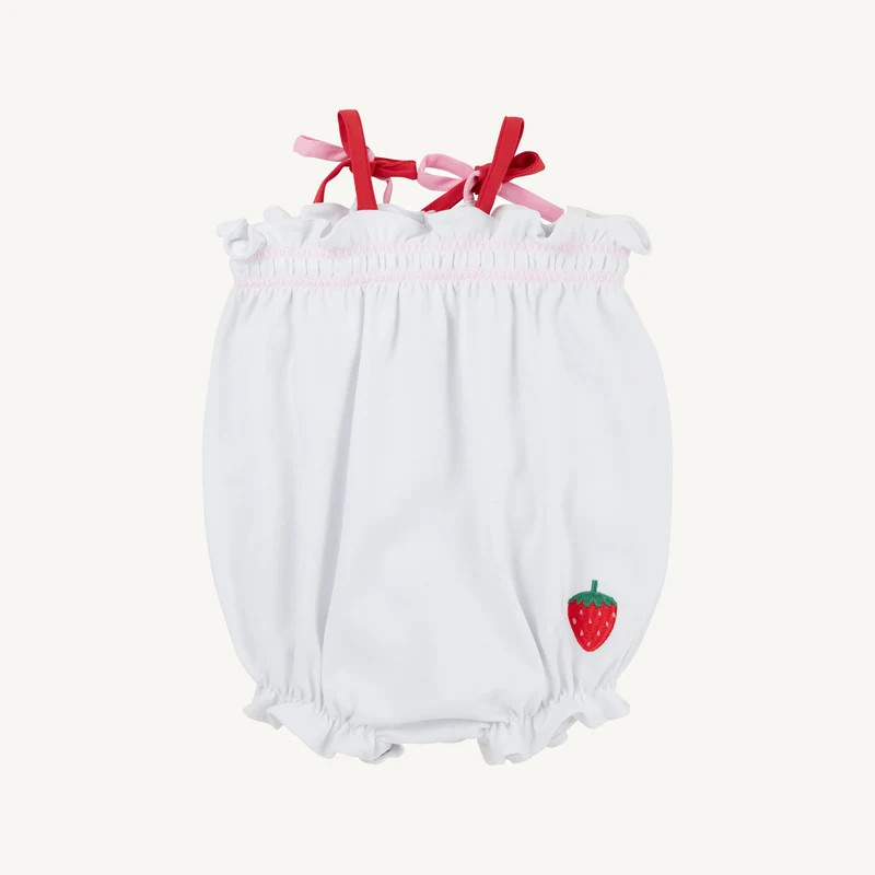 Rosey Romper - Worth Avenue White | The Beaufort Bonnet Company