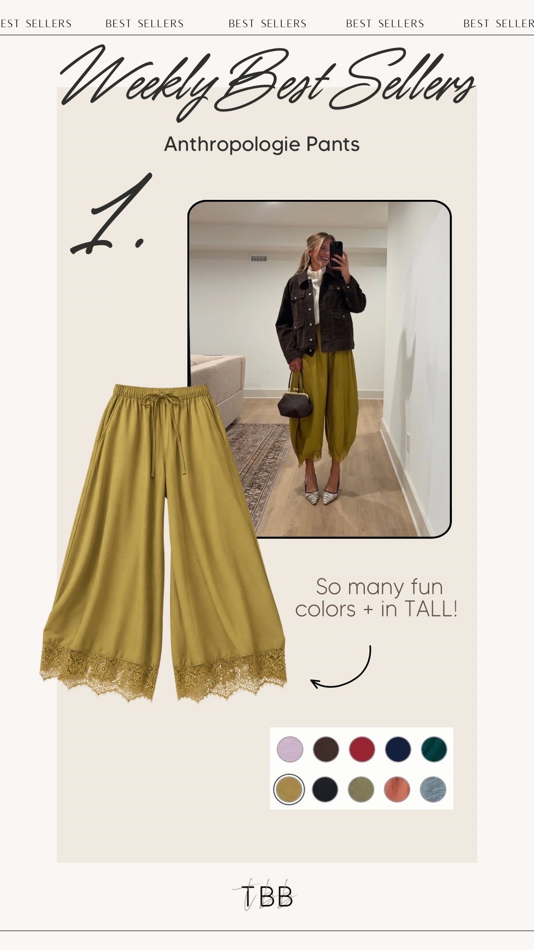 An elevated fall look ✨ These pants are so fun and comfortable! 

Wearing a size small long in the pants. They run a little big so I would recommend sizing down for a true to size fit.