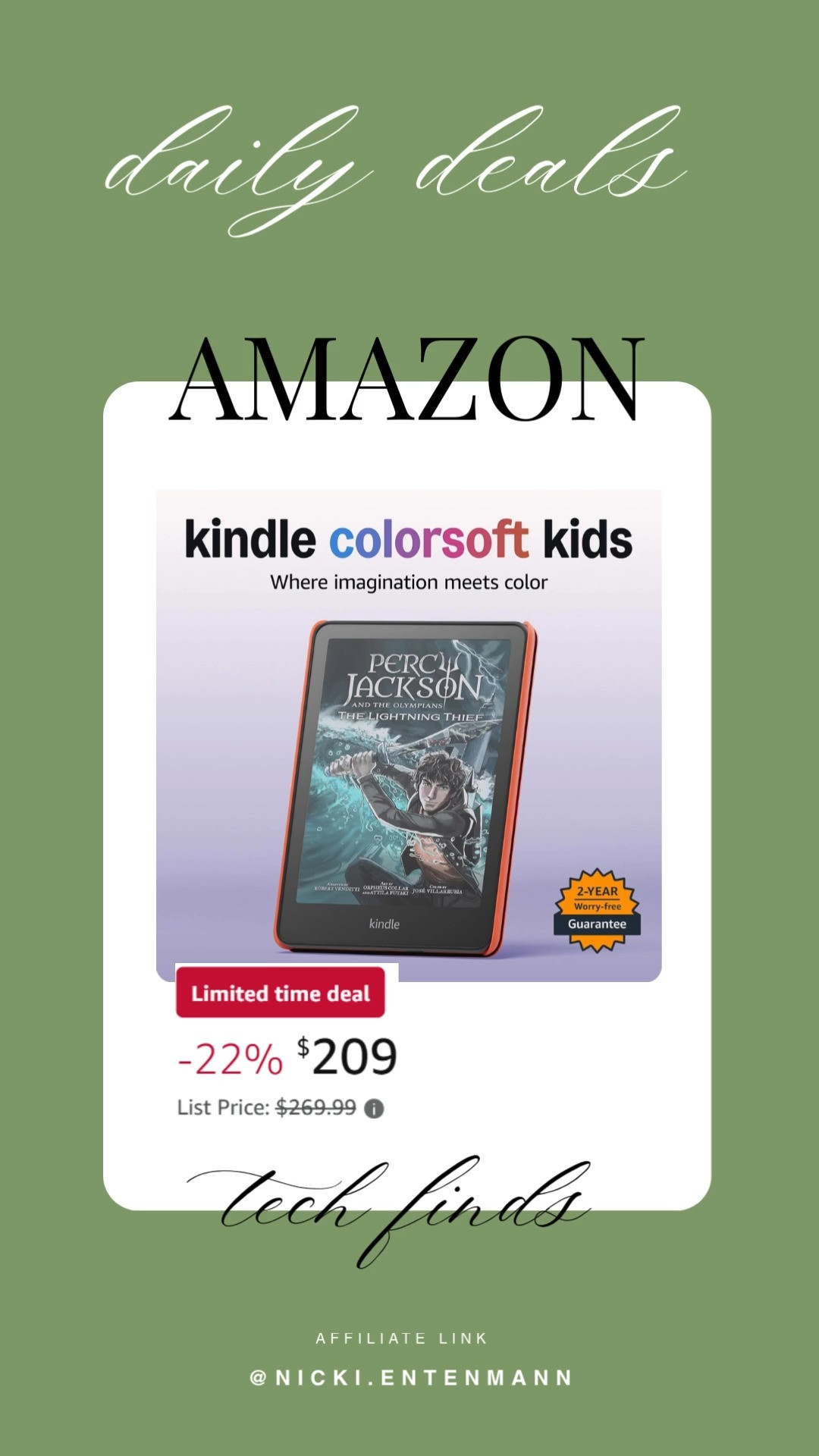 This Kindle Colorsoft Kids 16GB brings cheerful learning and effortless fun to everyday reading with colorful charm. #KindleKids #ColorsoftKindle #EReader #KidsLearning #ReadingFun #TechForKids #BookLovers #SmartReading #EducationalTools #DigitalLibrary 📚🎨✨
 

 #LTKGiftGuide #LTKHome #LTKKids