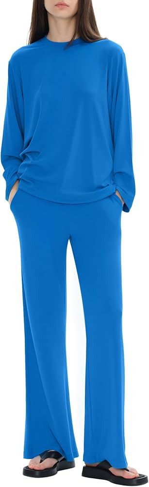 Women's Lounge Sets Two Piece Outfits Matching Set Loose Fit Tracksuits All Day Collection | Amazon (US)