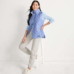 Women's Drifter Cable Vneck Sweater | Lands' End (US)