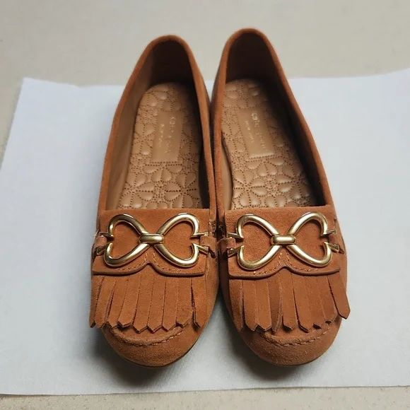 Kate Spade Women's Deck Fringe Loafers/Flats, Size 7.5, Tan, EUC | Poshmark