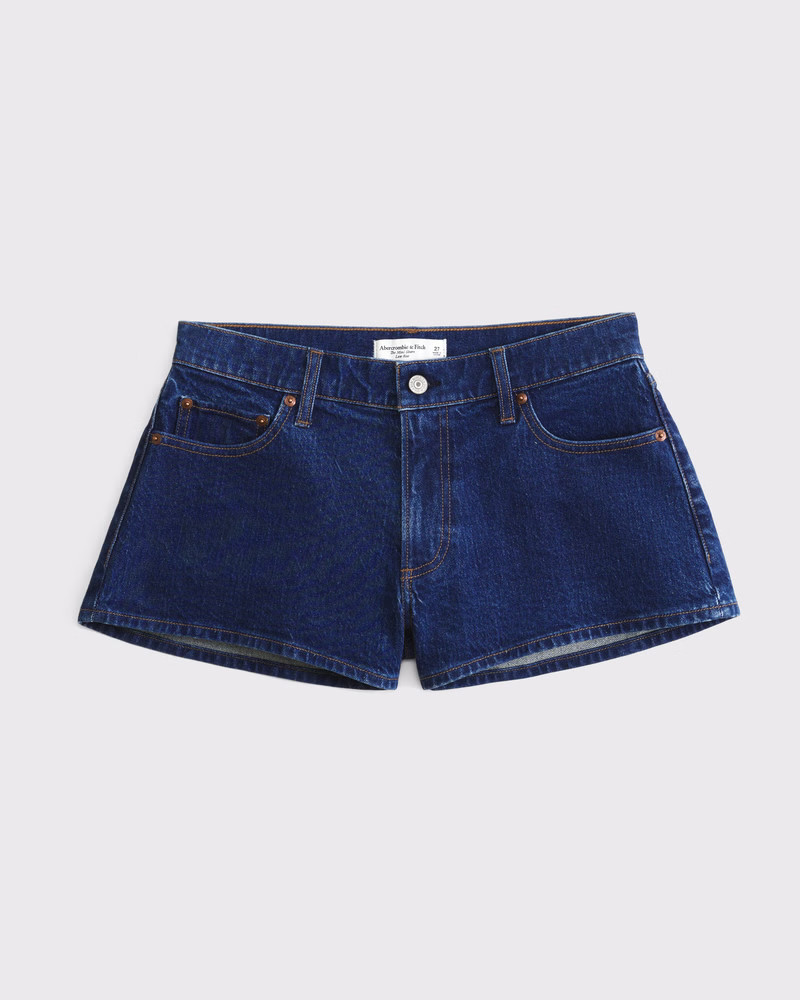 Curve Love Low Rise Mini Short | Abercrombie & Fitch (US)