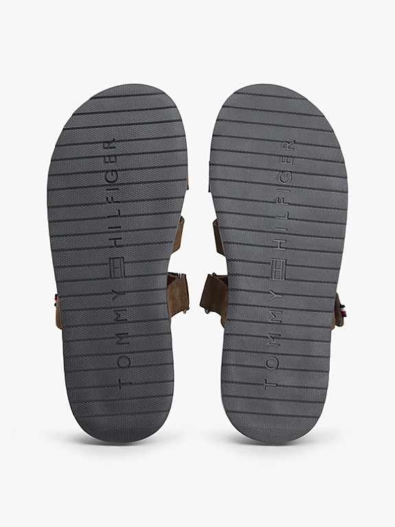 Sandale aus Veloursleder mit Cut-outs | Tommy Hilfiger (DE)