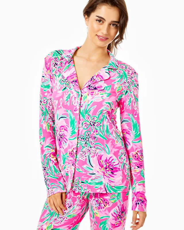PJ Knit Button Up Top | Lilly Pulitzer