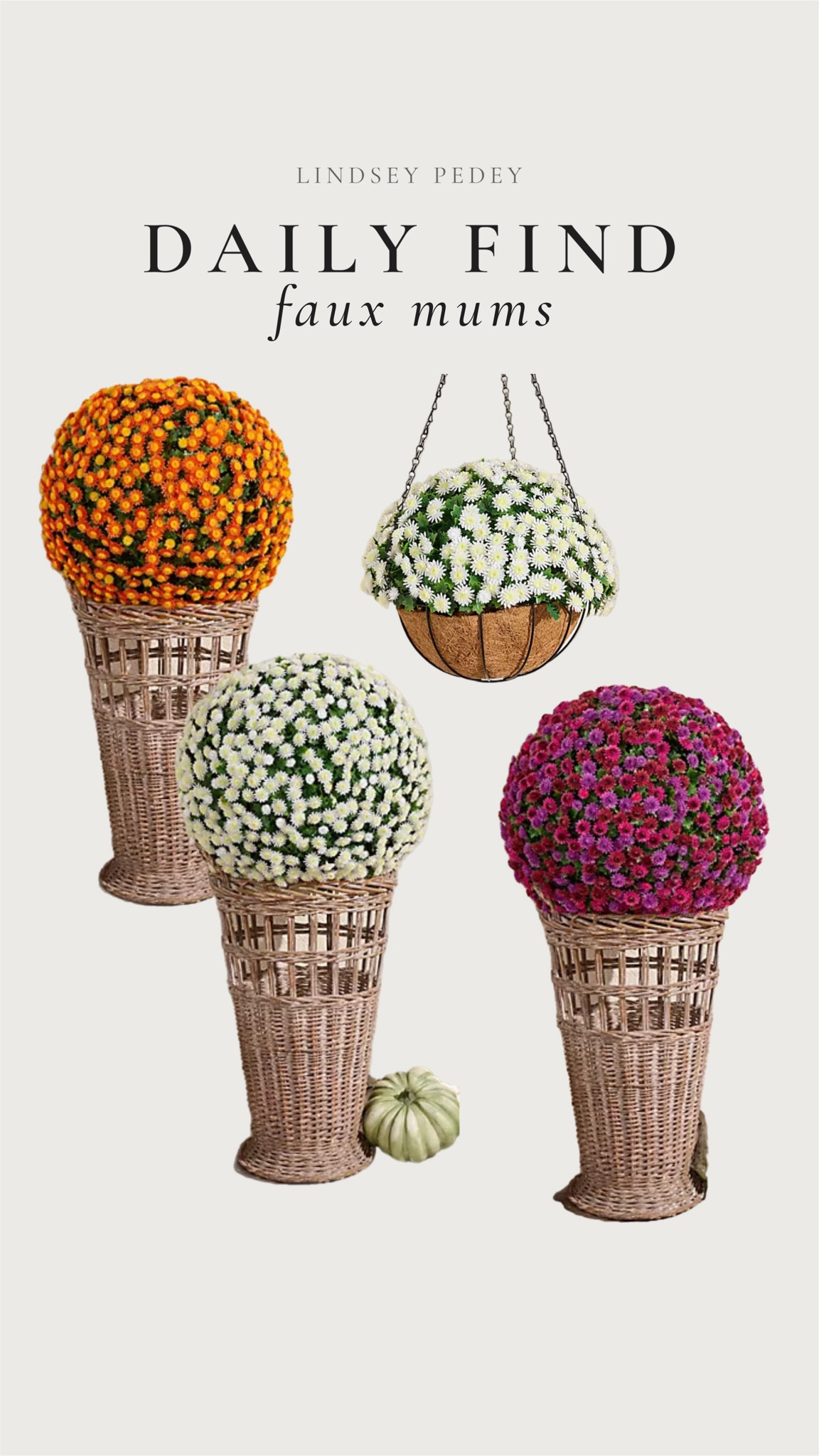 These are the best faux mums I’ve been able to find! They’re BIG at 20”. Love the white! 

Front porch, fall, autumn, faux flower, entry

#LTKFindsUnder100 #LTKSeasonal #LTKHome