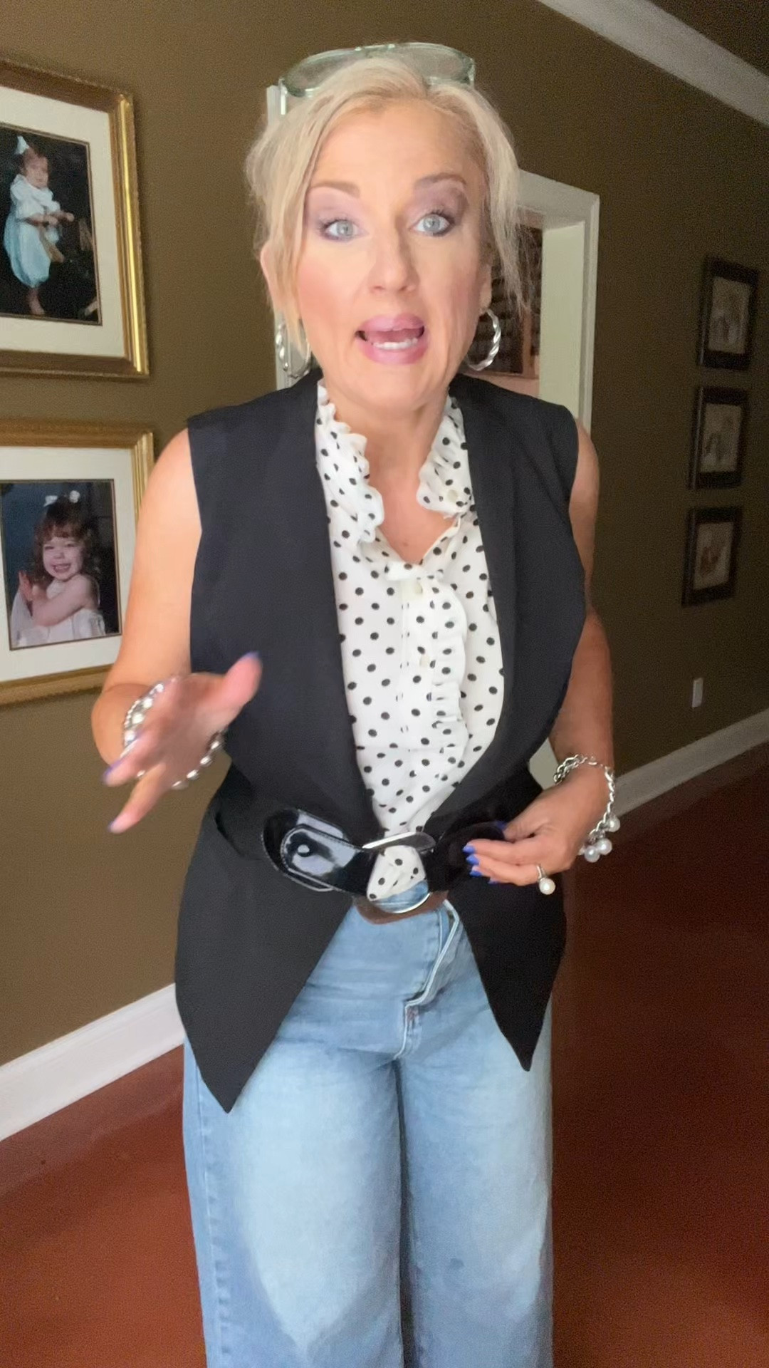 Almost 50 whet I wore to work on jeans day

#LTKMidsize #LTKWorkwear #LTKOver40
