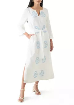 Crown & Ivy™ Petite Printed Maxi Kaftan Dress | Belk