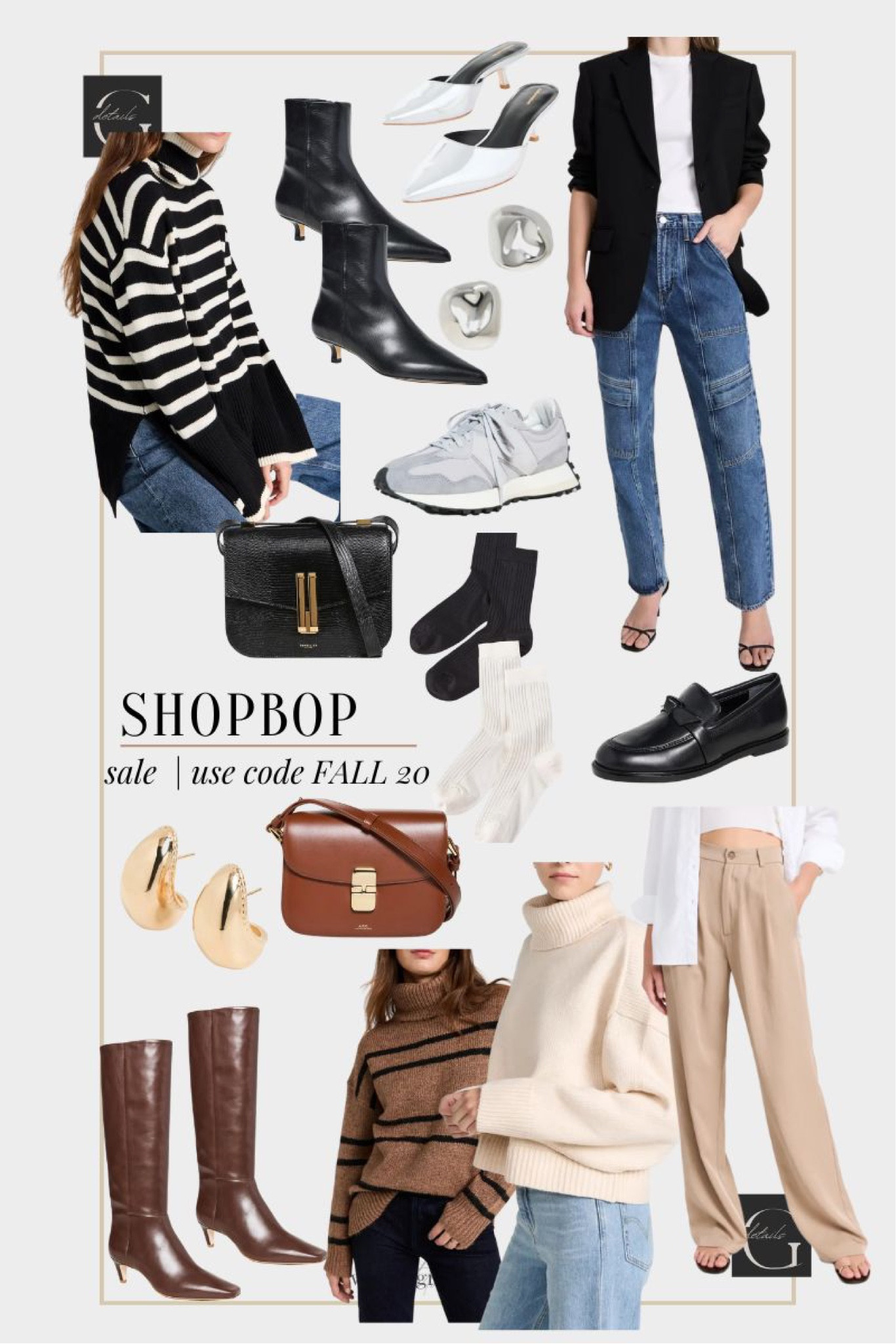 Shopbop new arrivals

Fall denim on sale
Fall stripe sweater
Fall bag
Fall boots
Fall jeans


#LTKshoecrush #LTKsalealert #LTKitbag
