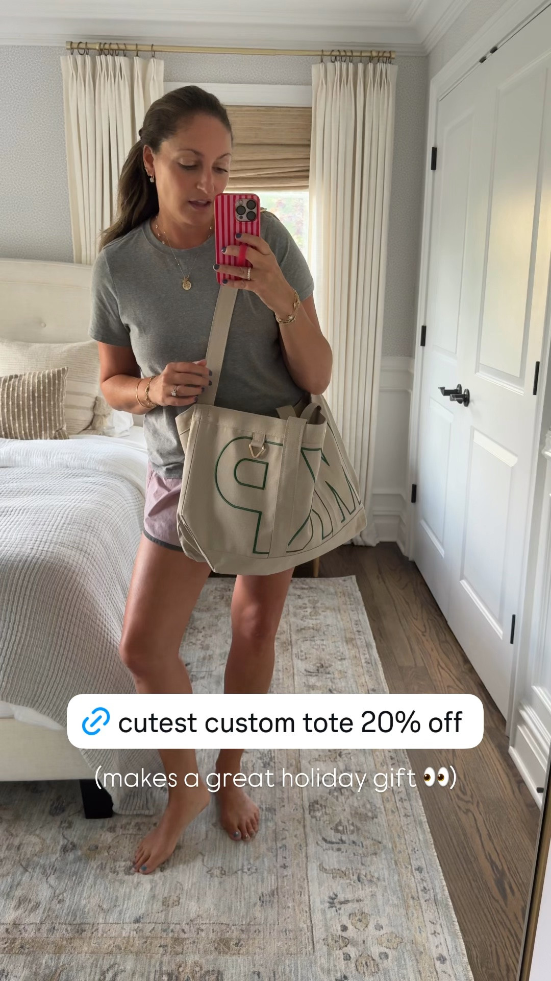 The best (and cutest!!) custom tote from Baublebar is 20% off right now! Comes in 3 sizes (this is the large) and so many tote and thread colors to choose from. You can have so much fun designing these — I had the hardest time choosing just one combination! I grabbed a few for holiday gifts so I could take advantage of the sale price and get a head start with shopping 👀

#LTKSaleAlert #LTKvlog #LTKmomlife
