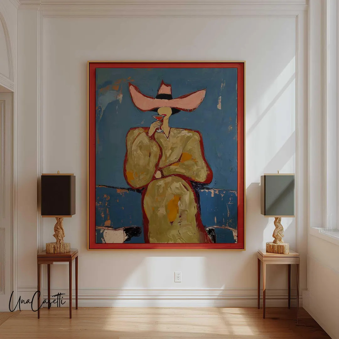 Last Call at the Ranch | Modern Western Cowgirl Wall Art Print | Martini Bar Decor | Statement Ca... | Etsy (US)