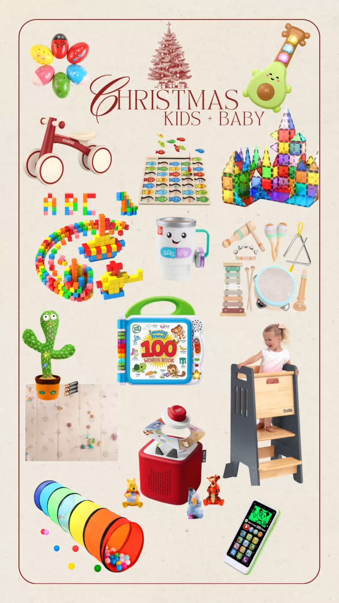 Baby and toddler gift guide ideas that are unisex from Amazon ♥️ we have several of these that the girls love. 

#LTKGiftGuide #LTKBaby #LTKHoliday