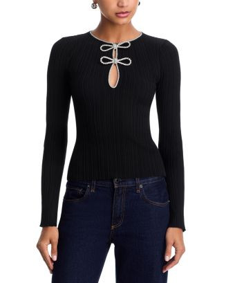 Rita Bow Trim Top | Bloomingdale's (US)