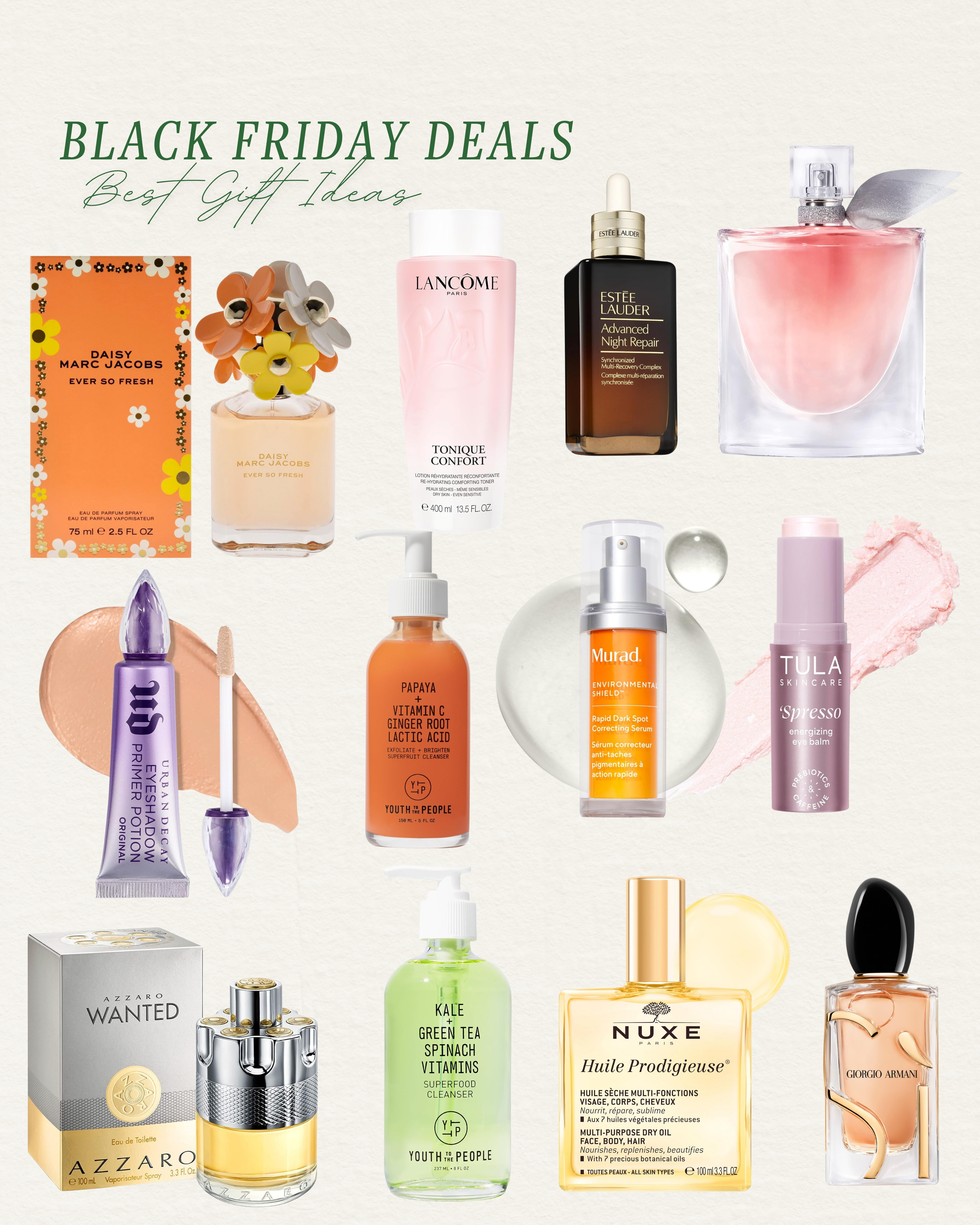Black Friday beauty steals are here ✨ Rounded up the best perfumes, skincare favorites, and glow-boosting essentials — all perfect for gifting (or treating yourself). Designer fragrances, cult-fave serums, and clean skincare classics all on sale.

Perfume gift guide. Skincare gifts. Holiday beauty 2025. Best fragrances for her. Best fragrances for him. Sephora finds. Ulta beauty. Black Friday deals. Cyber Monday. Self-care gifts. Beauty lover gift guide. Teen beauty gifts. Gifts under $25 / $50 / $100. Holiday skincare routine. Winter skincare. Anti-aging favorites. Glow essentials. Everyday beauty.

Black Friday + Cyber Monday deals are rolling in — shop the best picks before they sell out.

#LTKBeauty #LTKSaleAlert #LTKGiftGuide #LTKSkincare #LTKHoliday #BeautyDeals #PerfumeCollection #SkincareRoutine #HolidayGifts #GiftGuide2025 #BlackFridayDeals #CyberMondaySale 

 #LTKCyberWeek #LTKGiftGuide #LTKHoliday