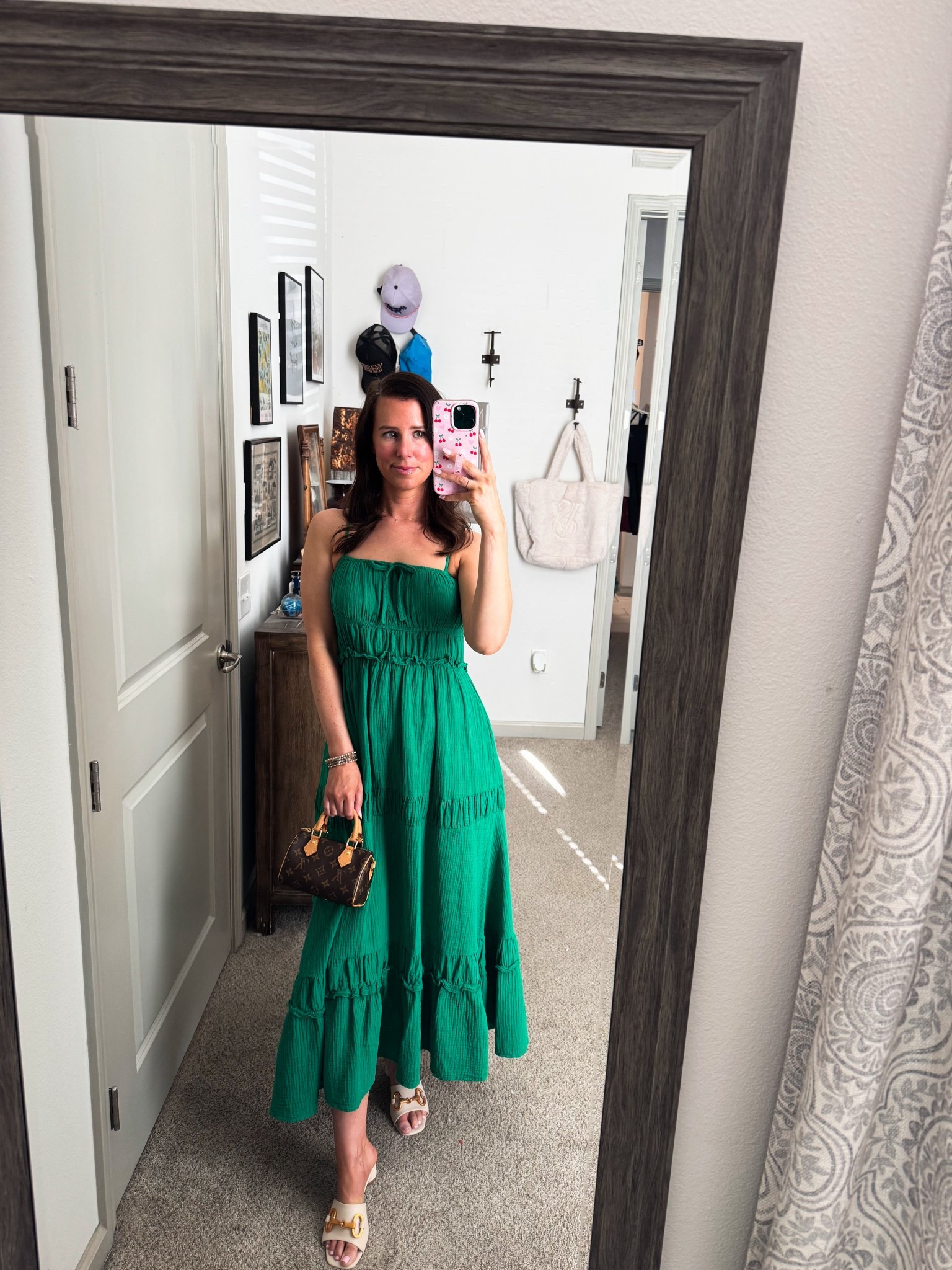 Cupshe // dress // maxi dress // Amazon // under $50 // summer dresses // Louis Vuitton // green dress // kitten heels 

#LTKSaleAlert #LTKgrwm #LTKootd