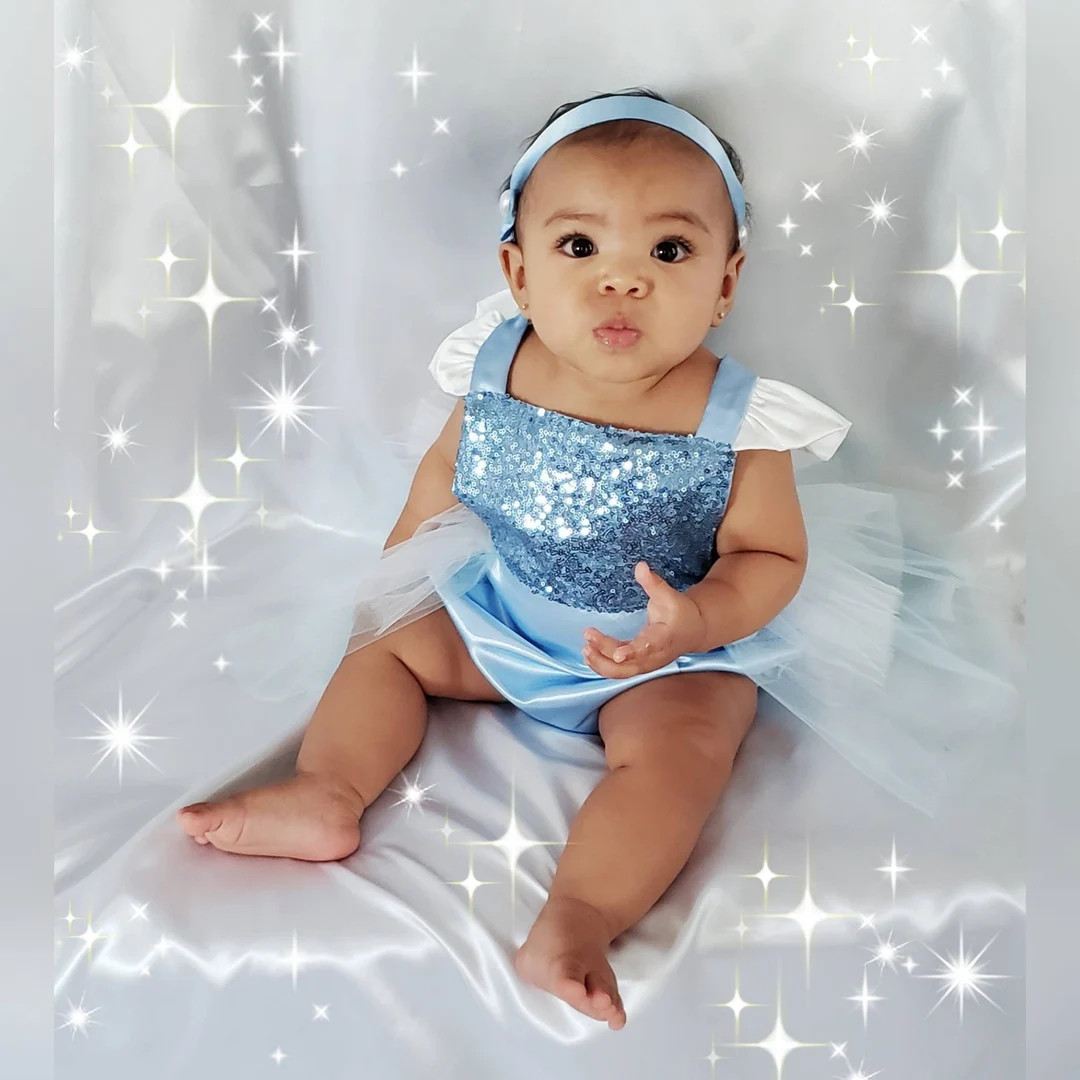 Cinderella Inspired  Tutu Romper / Note: Headband and Accessories Not Included | Etsy (US)