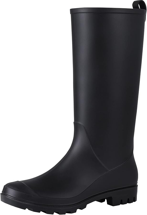Asgard Women’s Tall Rain Boots Waterproof Knee High Rainboots - Slim Calf-… | Amazon (US)
