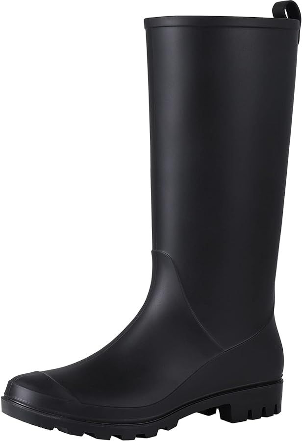 Asgard Women’s Tall Rain Boots Waterproof Knee High Rainboots - Slim Calf-… | Amazon (US)