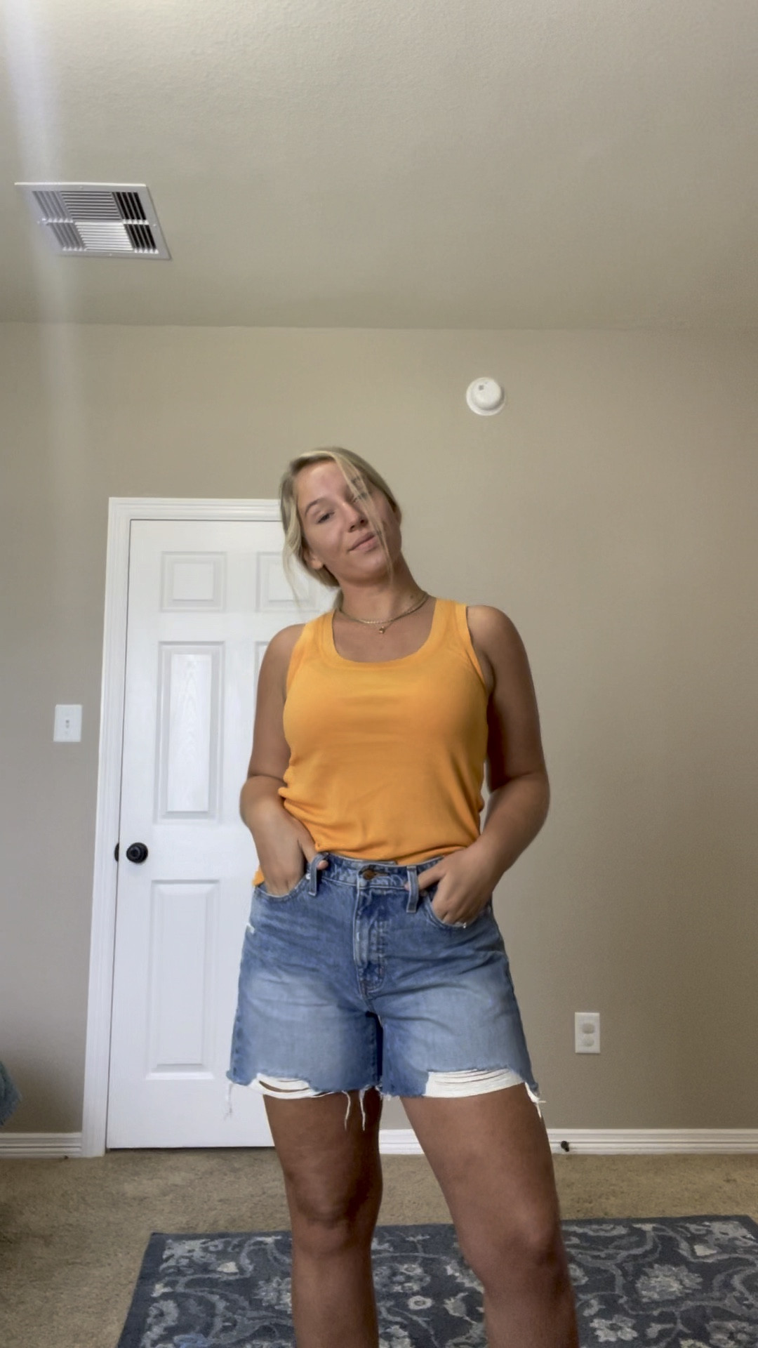 These are my new favorite long Jean shorts! They’re just baggy enough, have just the right amount of distress, and fit sooo good! And what even better, I got them on SALE!

#LTKunder50 #LTKxNSale #LTKcurves