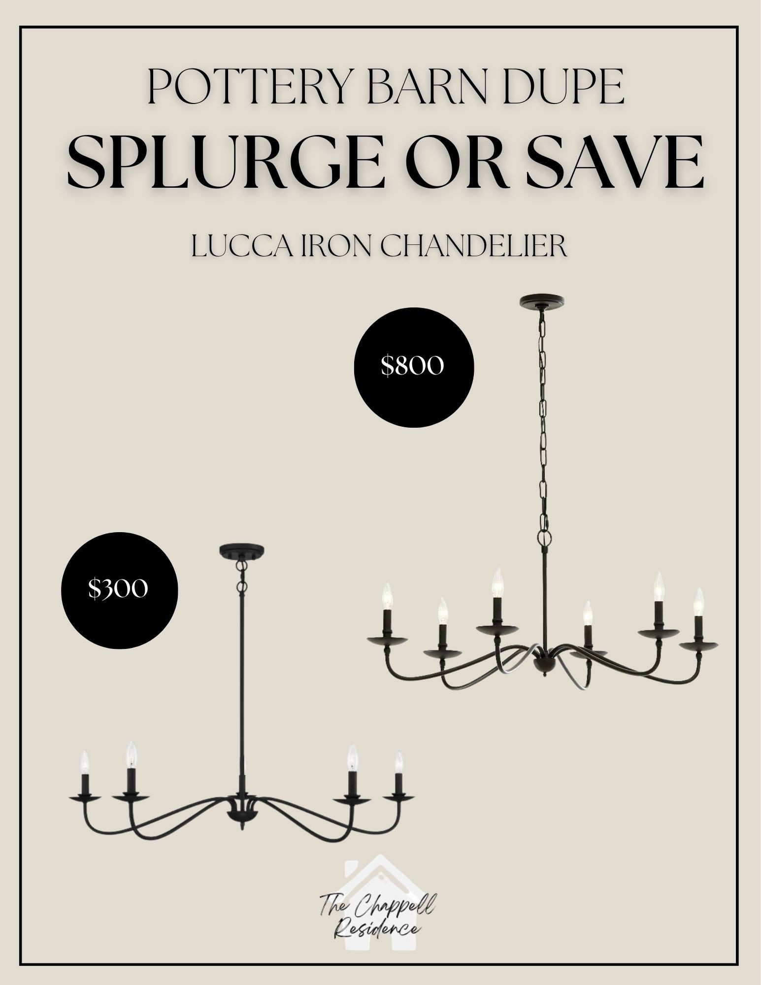 Pottery Barn Lucca Iron Chandelier Dupe

#LTKSaleAlert #LTKU #LTKHome