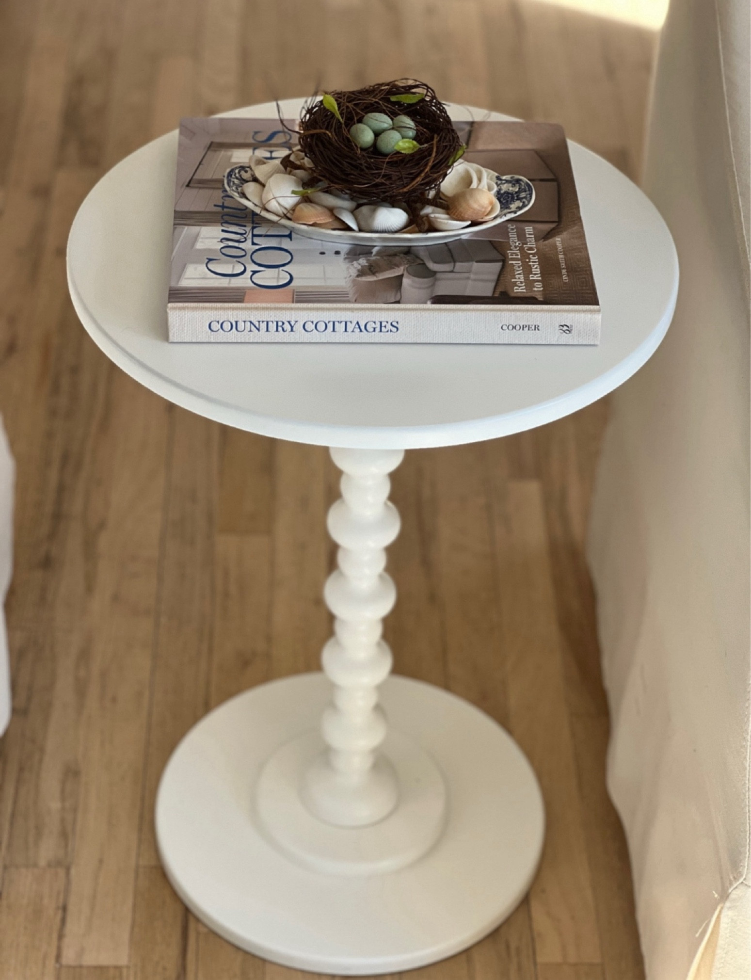 I’m absolutely loving this adorable little side table and how I styled it! This spindle table is super affordable and just the cutest addition to my space. Of course, I had to add some books—my favorite go-to for styling winter and spring decor. It gives everything such a fresh, cozy vibe!

#LTKFindsUnder100 #LTKStyleTip #LTKSeasonal