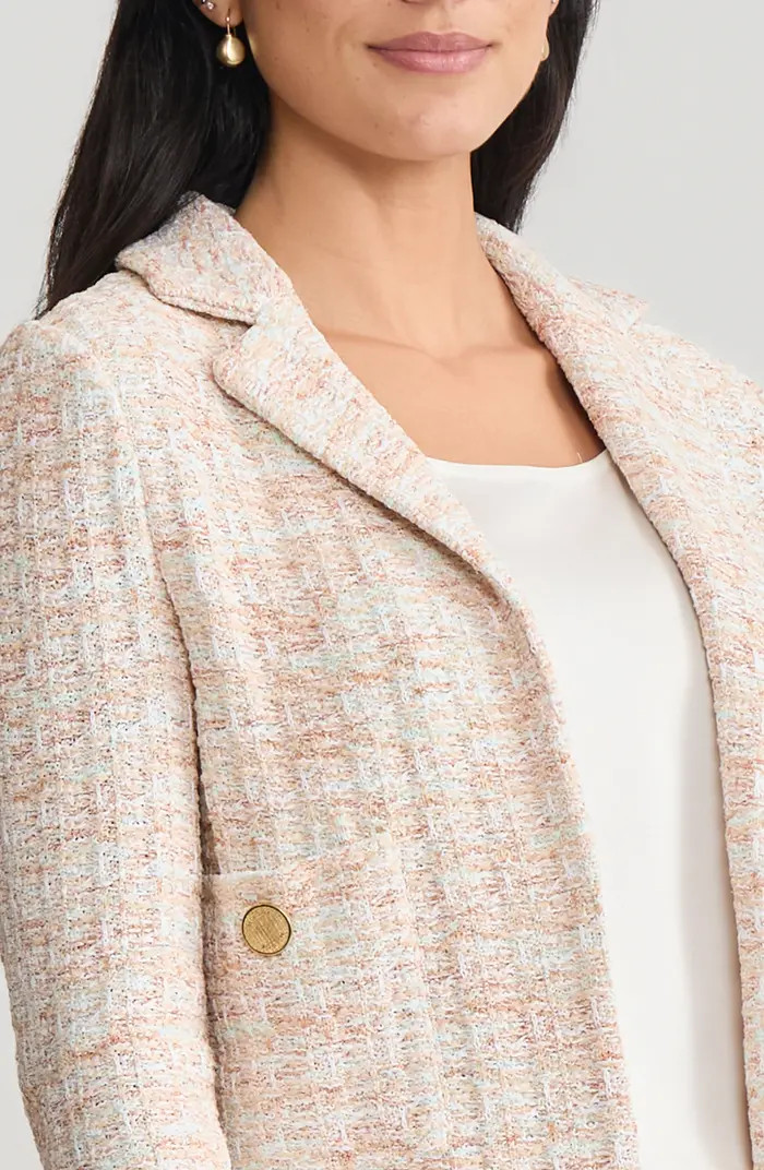 Heritage Melange Tweed Knit Jacket | Nordstrom
