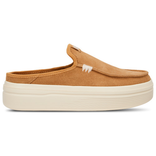 HEYDUDE Womens HEYDUDE Austin Lift - Womens Basketball Shoes Tan/White Size 8.0 | Champs Sports