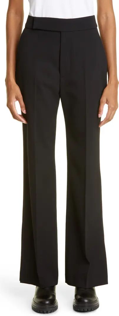 Straight Leg Stretch Wool Trousers | Nordstrom