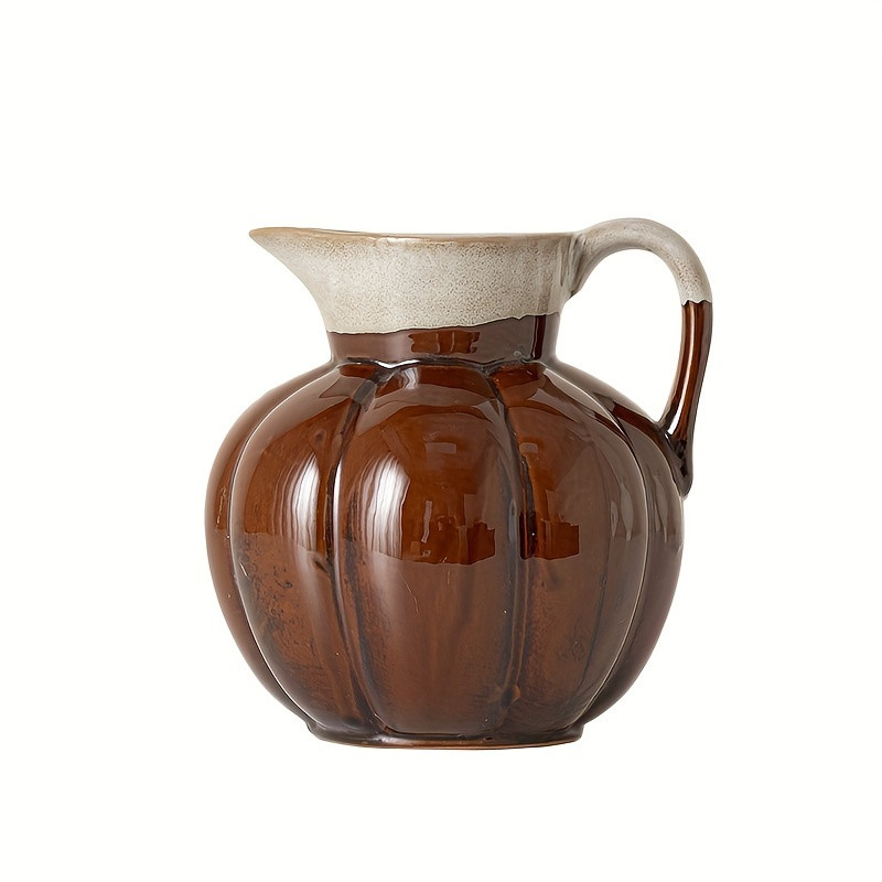 Vintage Style Ceramic Pitcher Decorative Handcrafted Pumpkin - Temu | Temu Affiliate Program