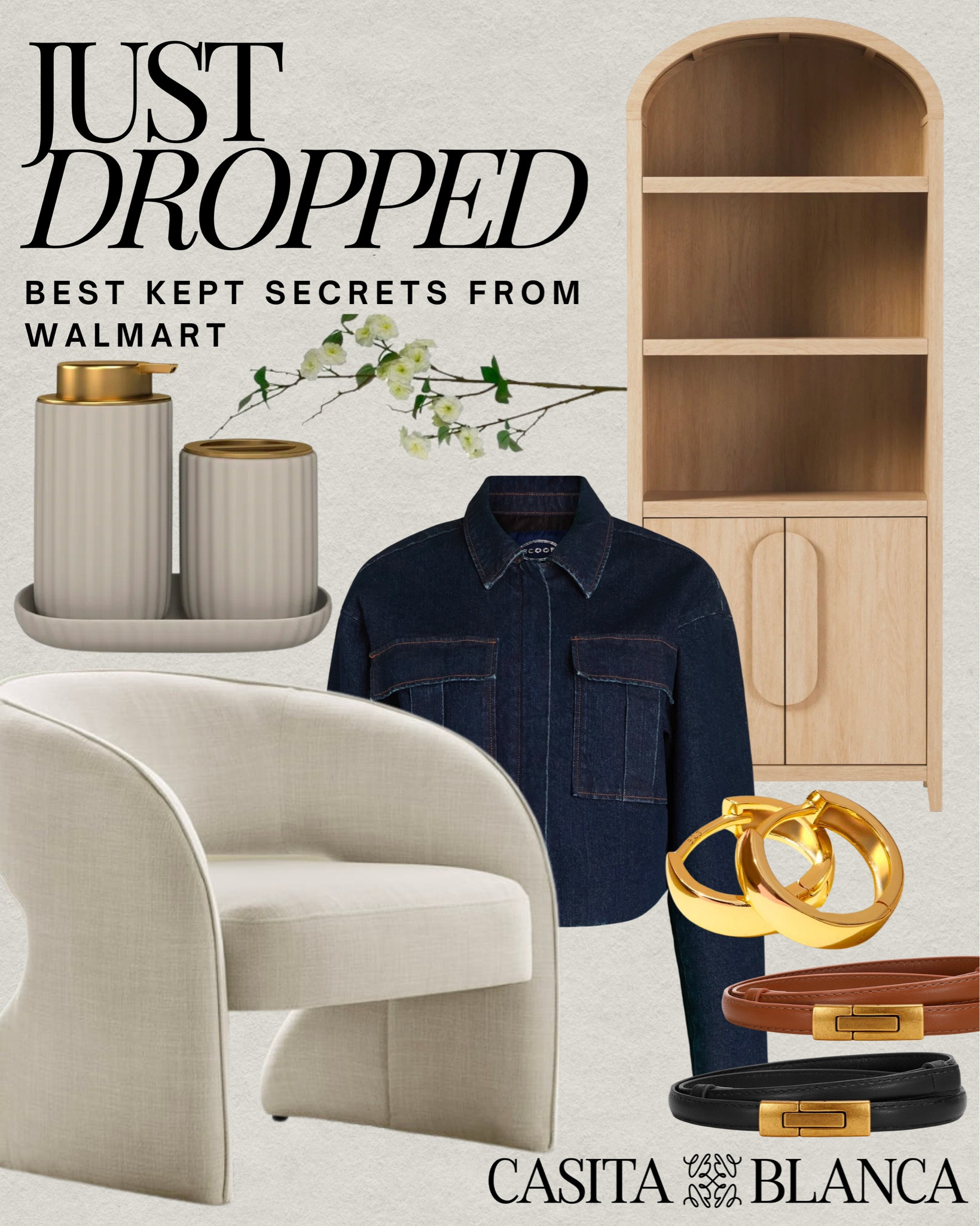 Just dropped @walmart! Seriously loving these new finds, they are so good! #WalmartPartner #WalmartFinds

#LTKStyleTip #LTKFindsUnder50 #LTKHome