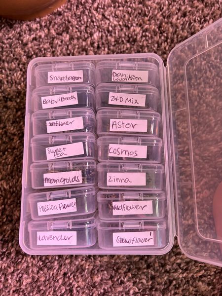 Seed organization!!! Organization for tiny things 🧑‍🌾🤍🫶🫣

#LTKstyletip #LTKhome #LTKfindsunder50