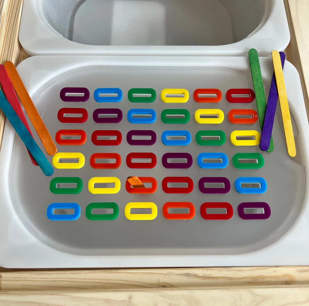 FLISAT Insert for TROFAST Bin Sensory Bin Insert Sorting - Etsy | Etsy (US)