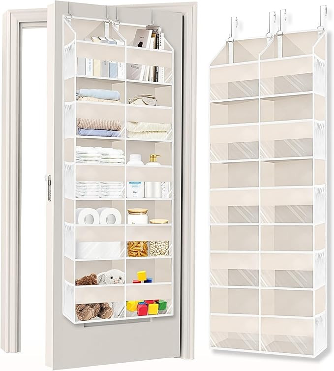 Ofiray-home Over the Door Organizer 5 Tiers,Extra Large Behind Door Storage of 10 Compartments,80... | Amazon (US)
