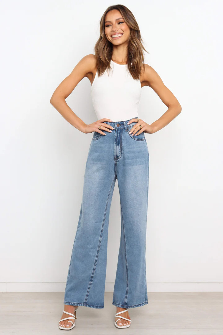 Jillian Jeans - Mid Wash Blue | Petal & Pup (US)