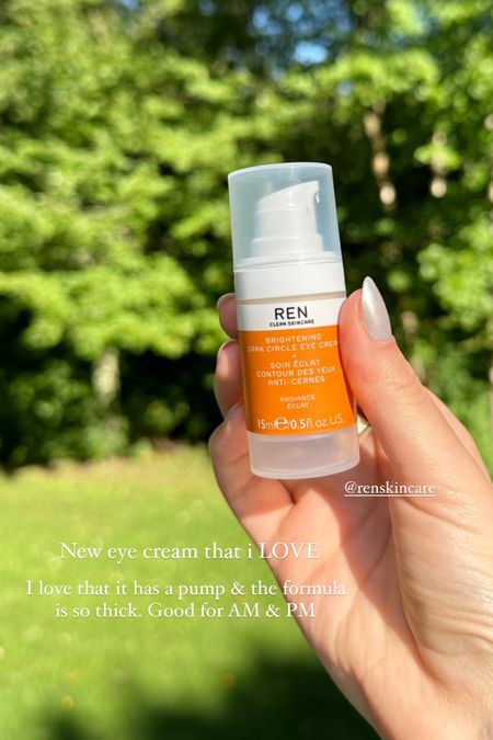Favorite new eye cream that I’ve been testing out :) my first product from REN Beauty and I’m loving it 

#LTKbeauty #LTKGiftGuide #LTKfindsunder100