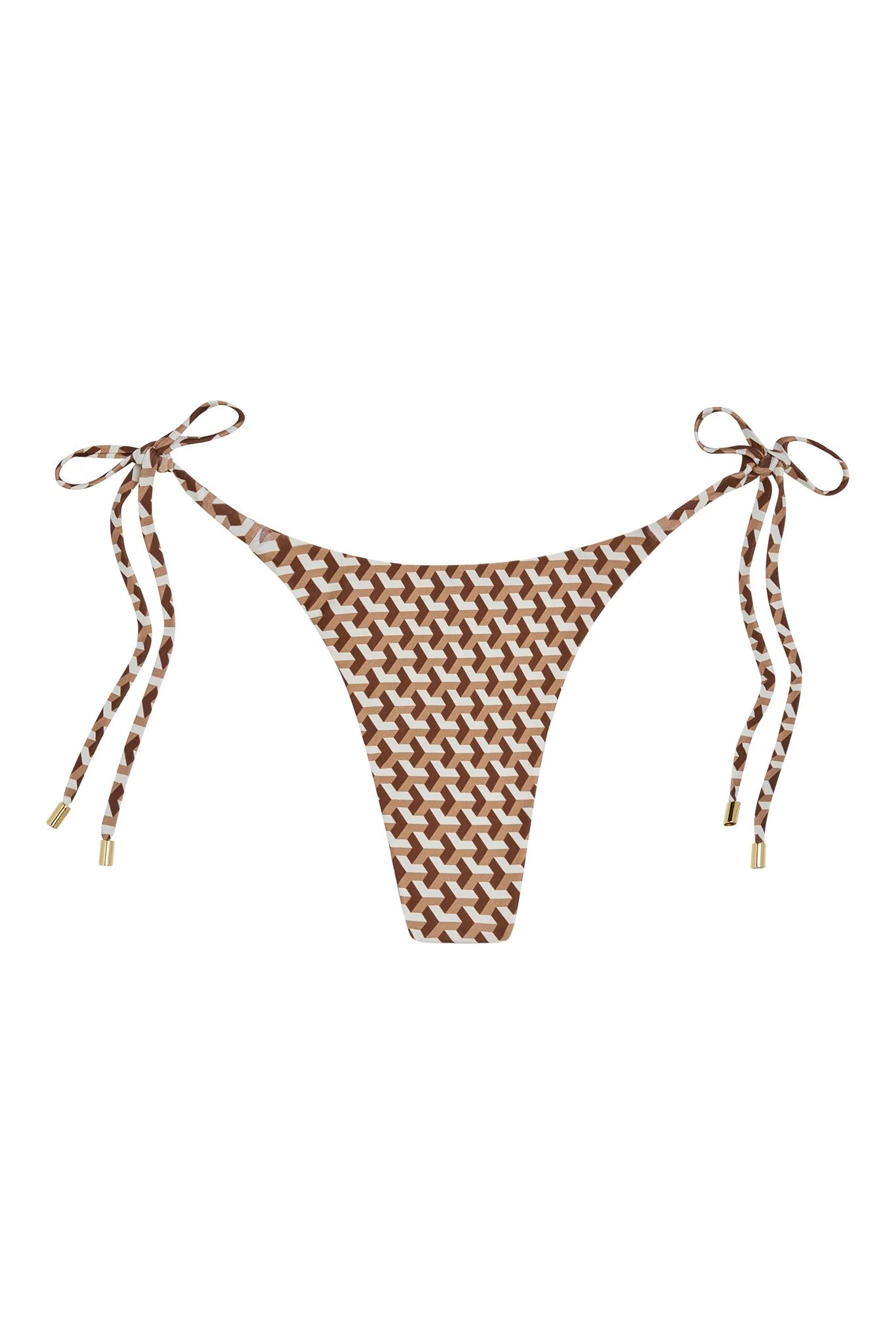 Palma Bottom - Husk Geo | Monday Swimwear