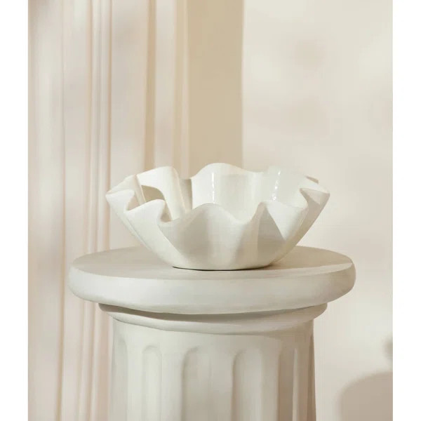 Ruffle Ceramic Bowl | Wayfair North America