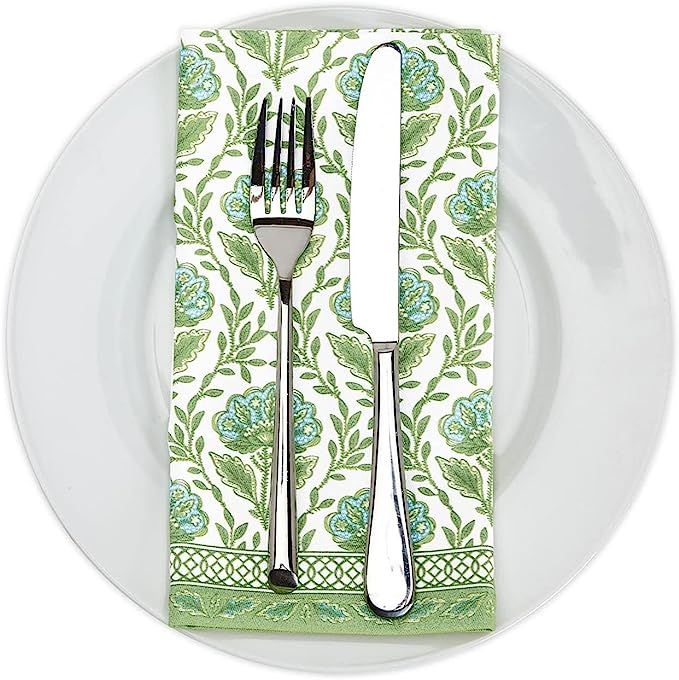 Two's Company Set Of 4 Floral Pattern Napkins + Free Shipping | Amazon (US)