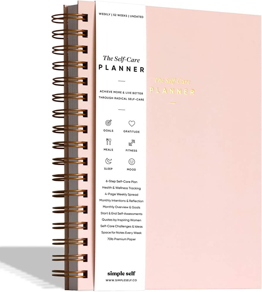 The Self-Care Planner by Simple Self - Best Weekly Life Planner for Wellness, Achieving Goals, He... | Amazon (US)