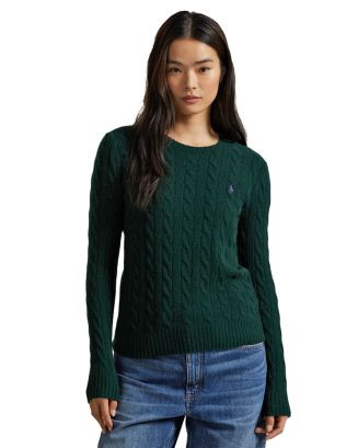 Cable Wool Cashmere Crewneck Slim Fit Sweater | Bloomingdale's (US)