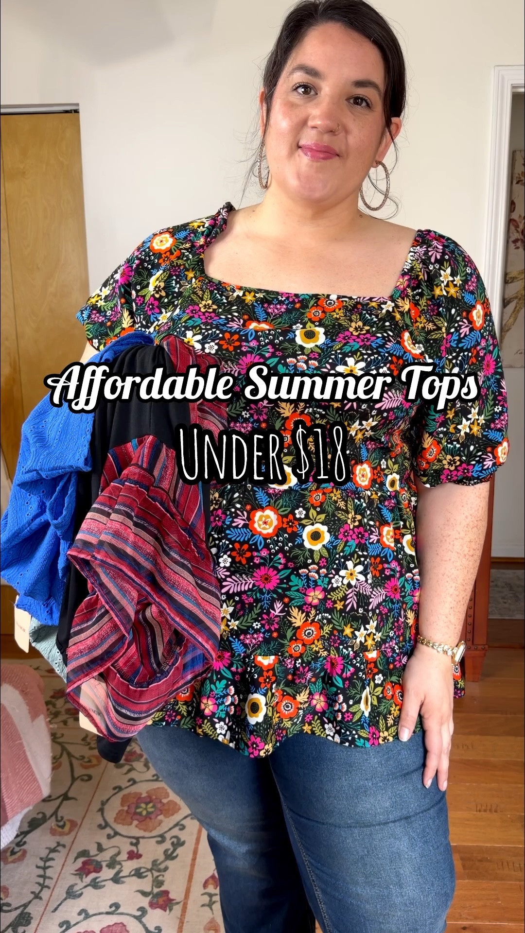 #AD| Affordable, tummy friendly tops for spring and summer! 🌸

#LTKPlusSize #LTKmomlife #LTKootd