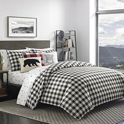 Eddie Bauer Home | Mountain Collection 100% Cotton Soft & Cozy Premium Quality Plaid Comforter wi... | Amazon (US)