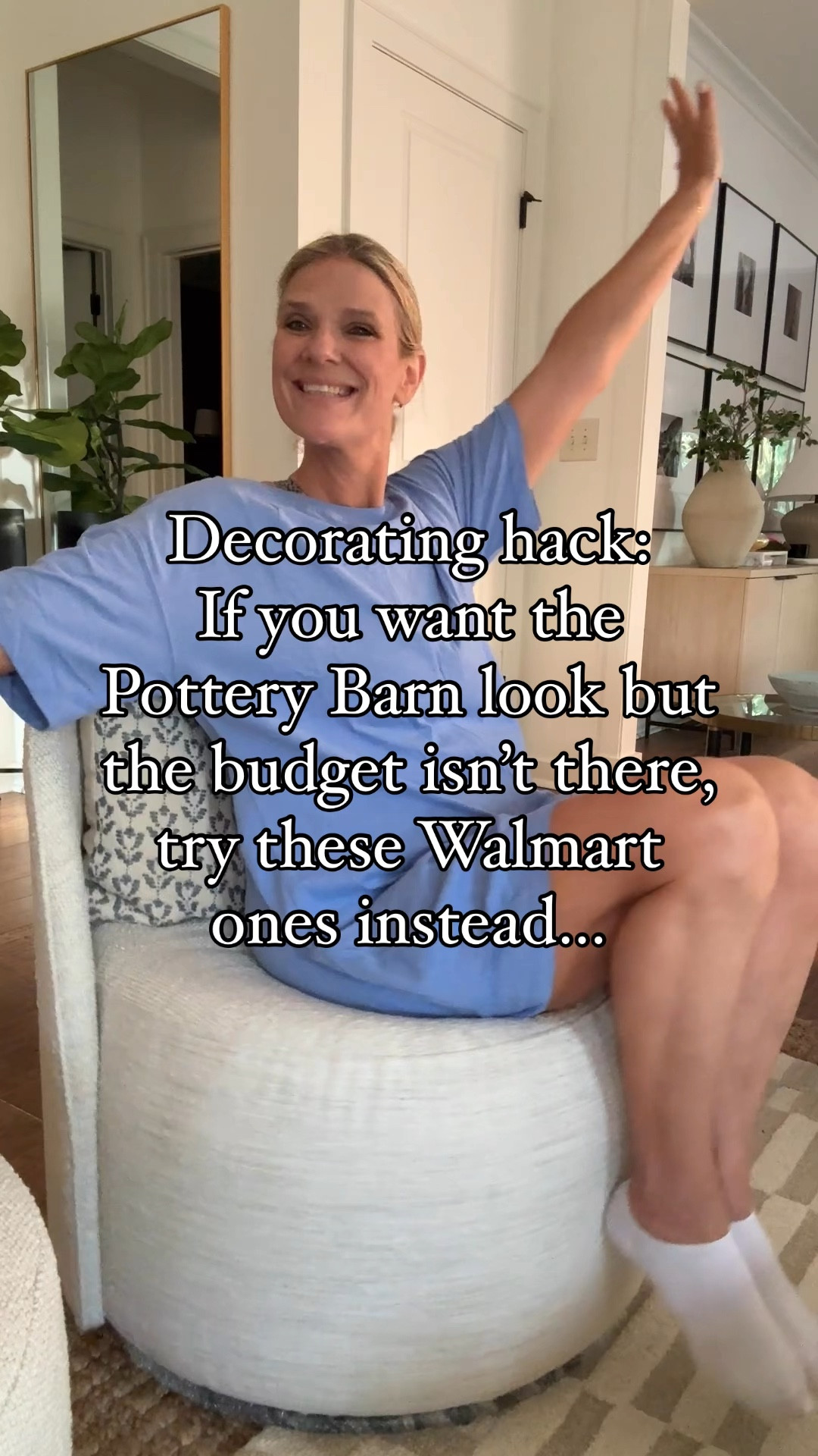 Walmart swivel chairs for the win! Love that they are the same oatmeal boucle color as my Pottery Barn sofas! They’re perfect for our living room  

#LTKSeasonal #LTKHome #LTKFamily