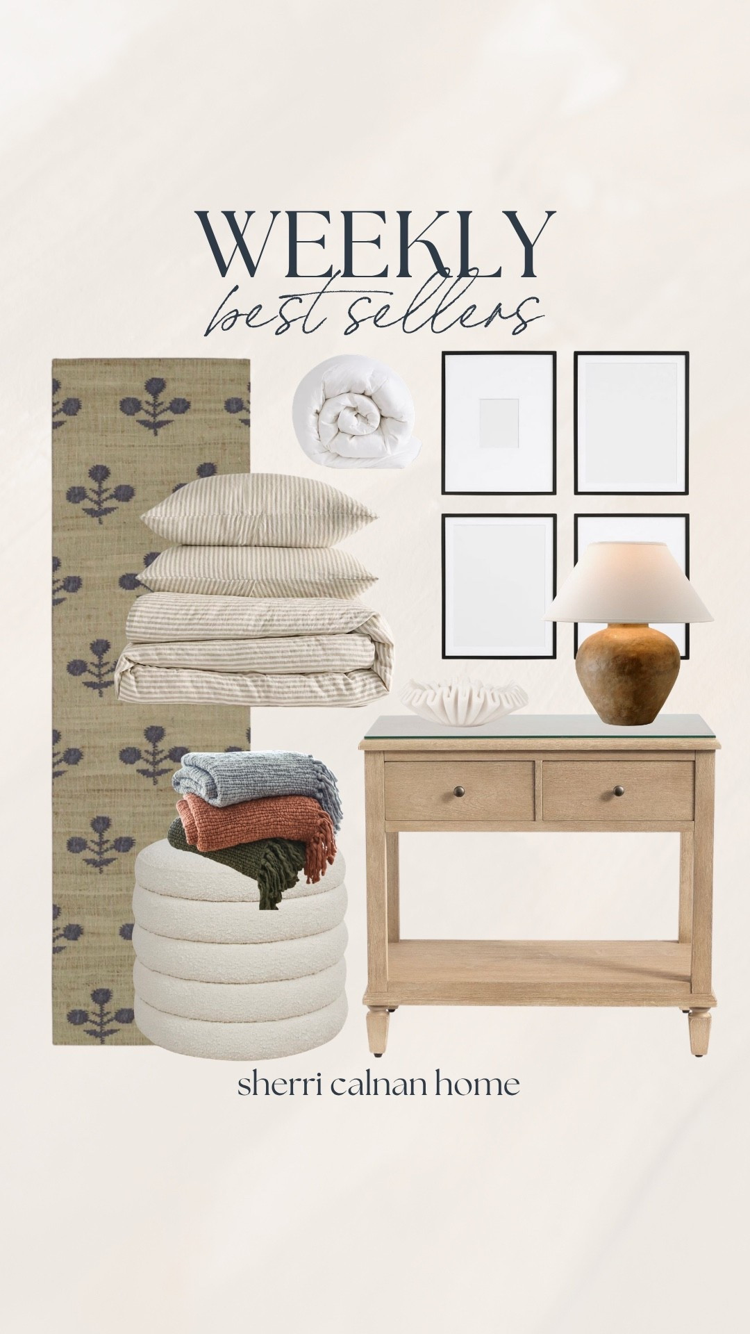 This week’s best sellers are a bit of a random mix, but they’re all staples that are perfect to add to any space! 🤍 A standout? These cozy textured throw blankets, which come in several pretty colors for fall!
